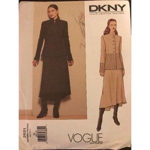 Vogue 2621 DKNY Sewing Pattern Sz 14 Uncut